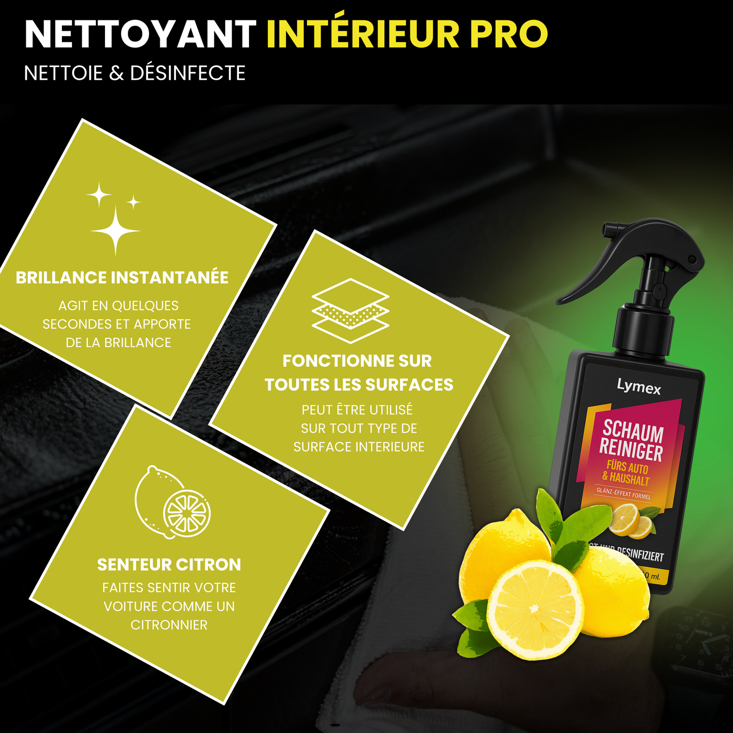 LYMEX KIT PREMIUM D'ENTRETIEN AUTOMOBILE