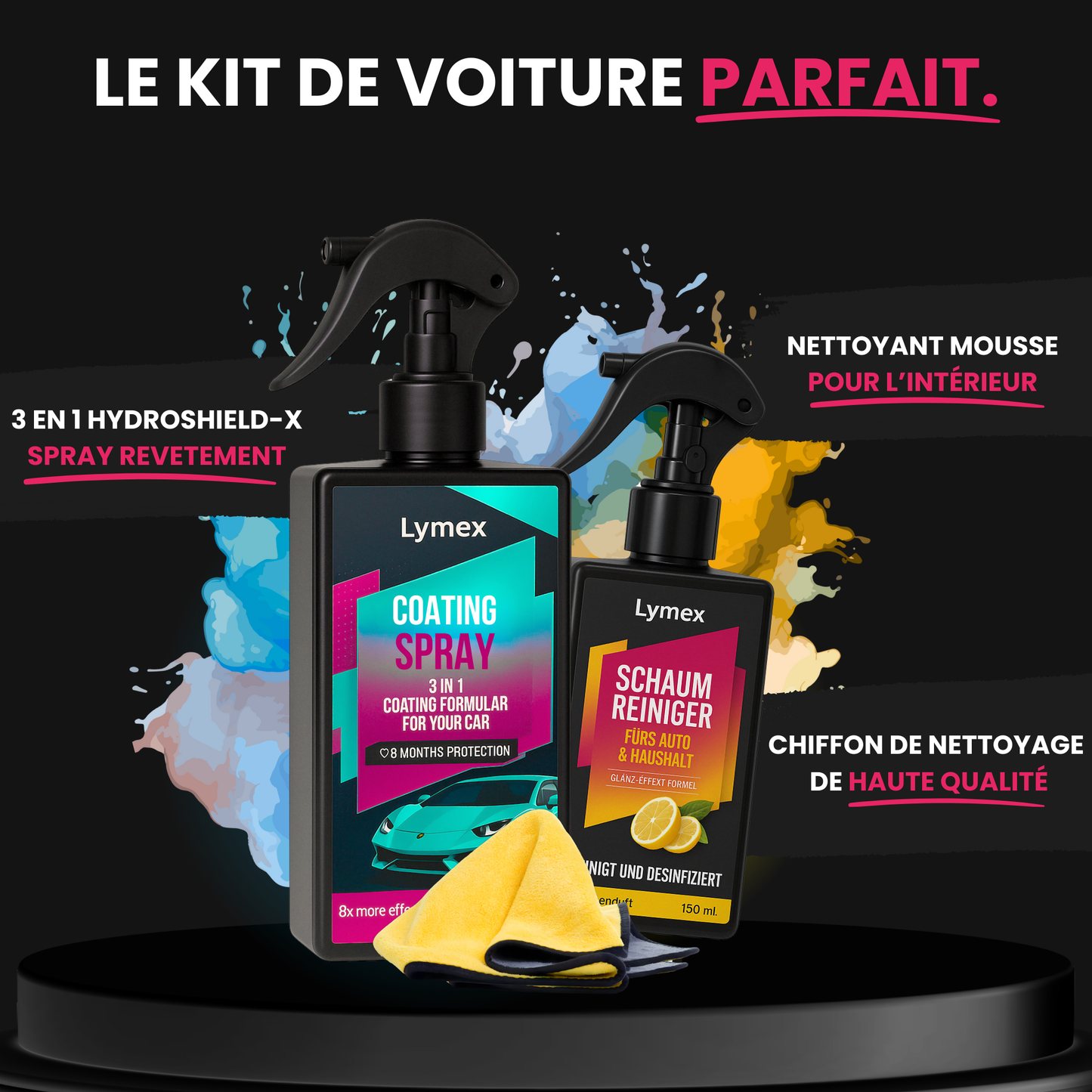 LYMEX KIT PREMIUM D'ENTRETIEN AUTOMOBILE